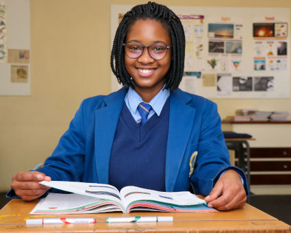 TKLA learners on the school grounds