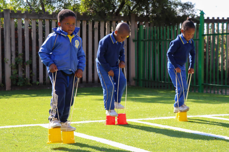 Pre-Primary learners at TKLA