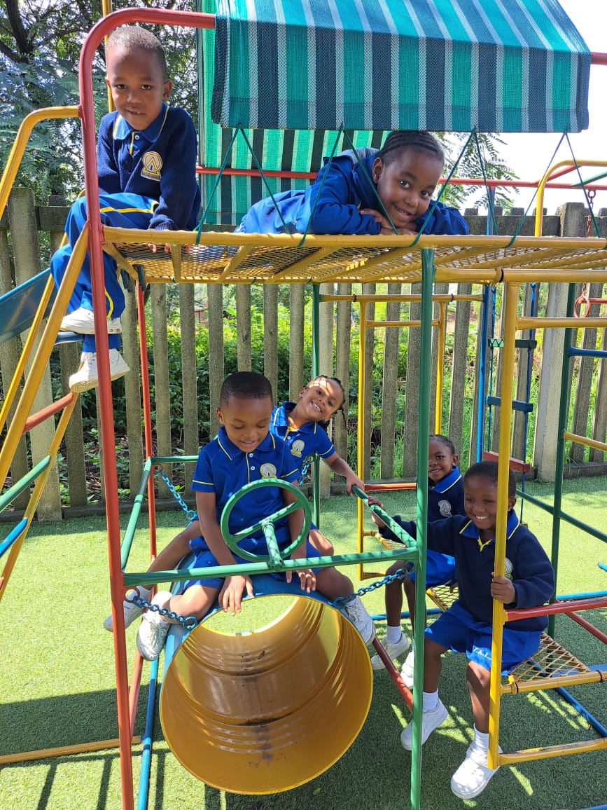 Pre-Primary learners playing